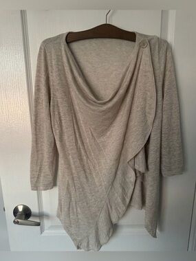 Maurices Asymmetrical Ruffle Cardigan